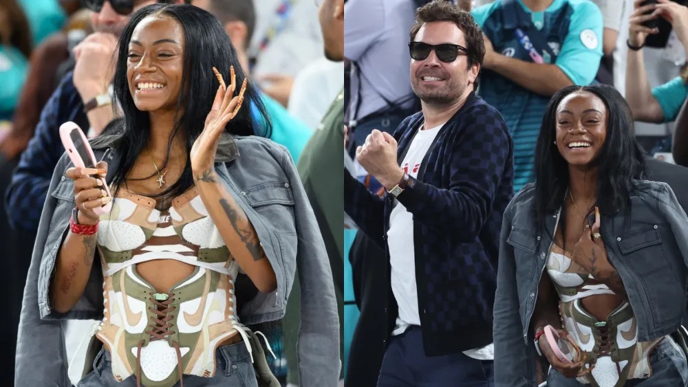 Sha’Carri Richardson’s Courtside Couture: Sneaker Top and&nbsp;All