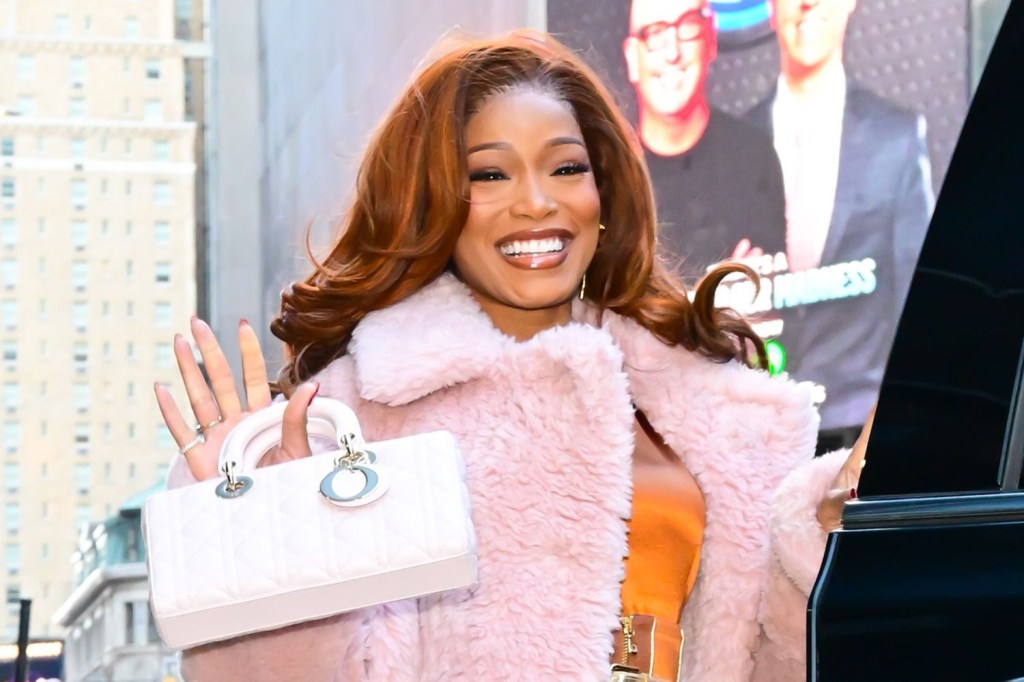 Keke Palmer’s Pink Power Suit: The Definition of Confidence at&nbsp;NYFW